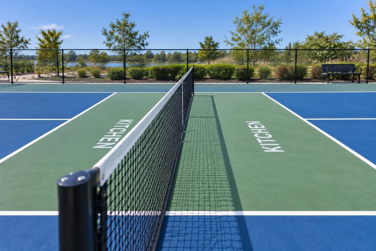 hands wrapping a pickleball overgrip around a paddle handle